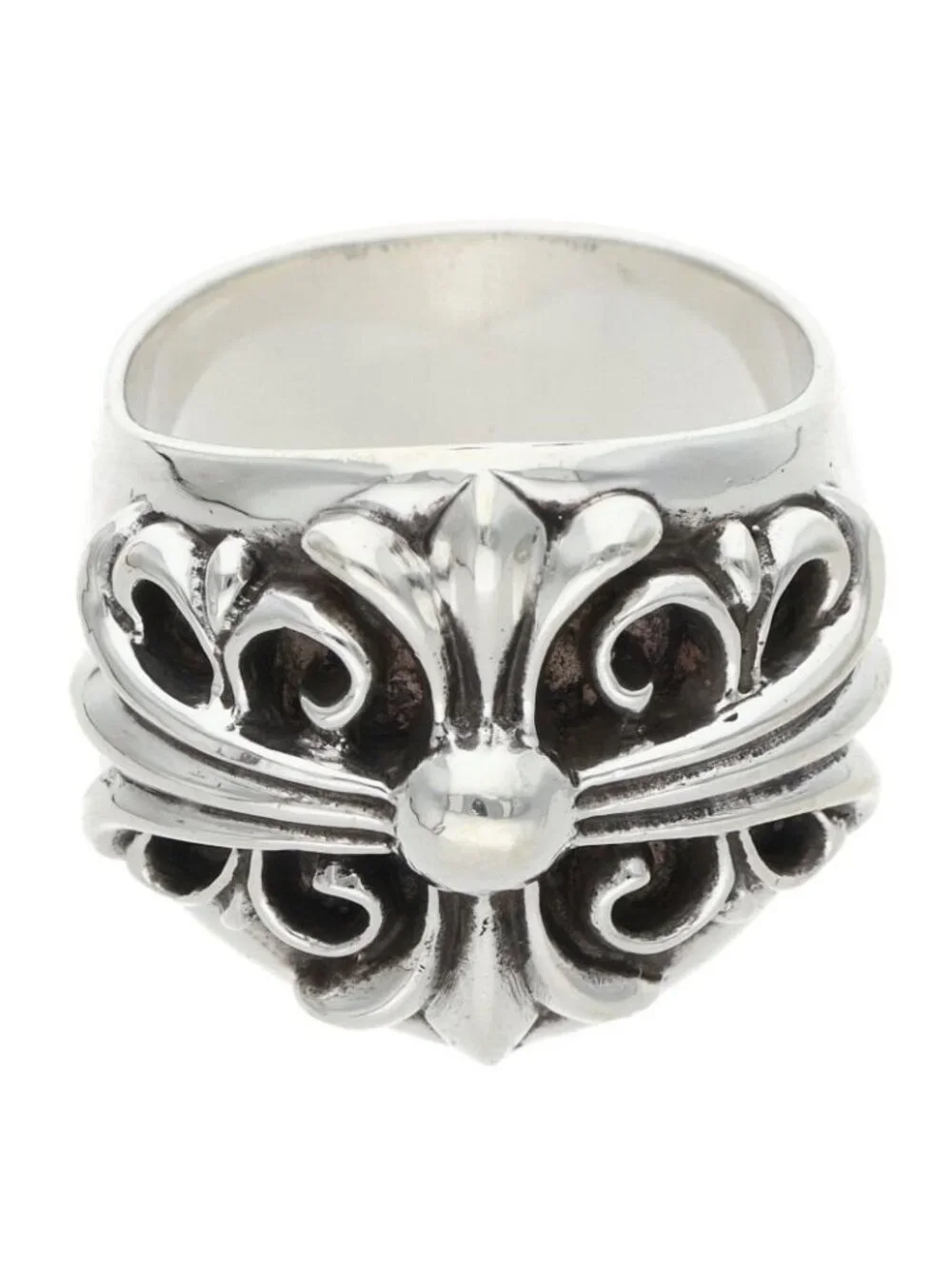 Chrome Hearts Keeper Silver Ring